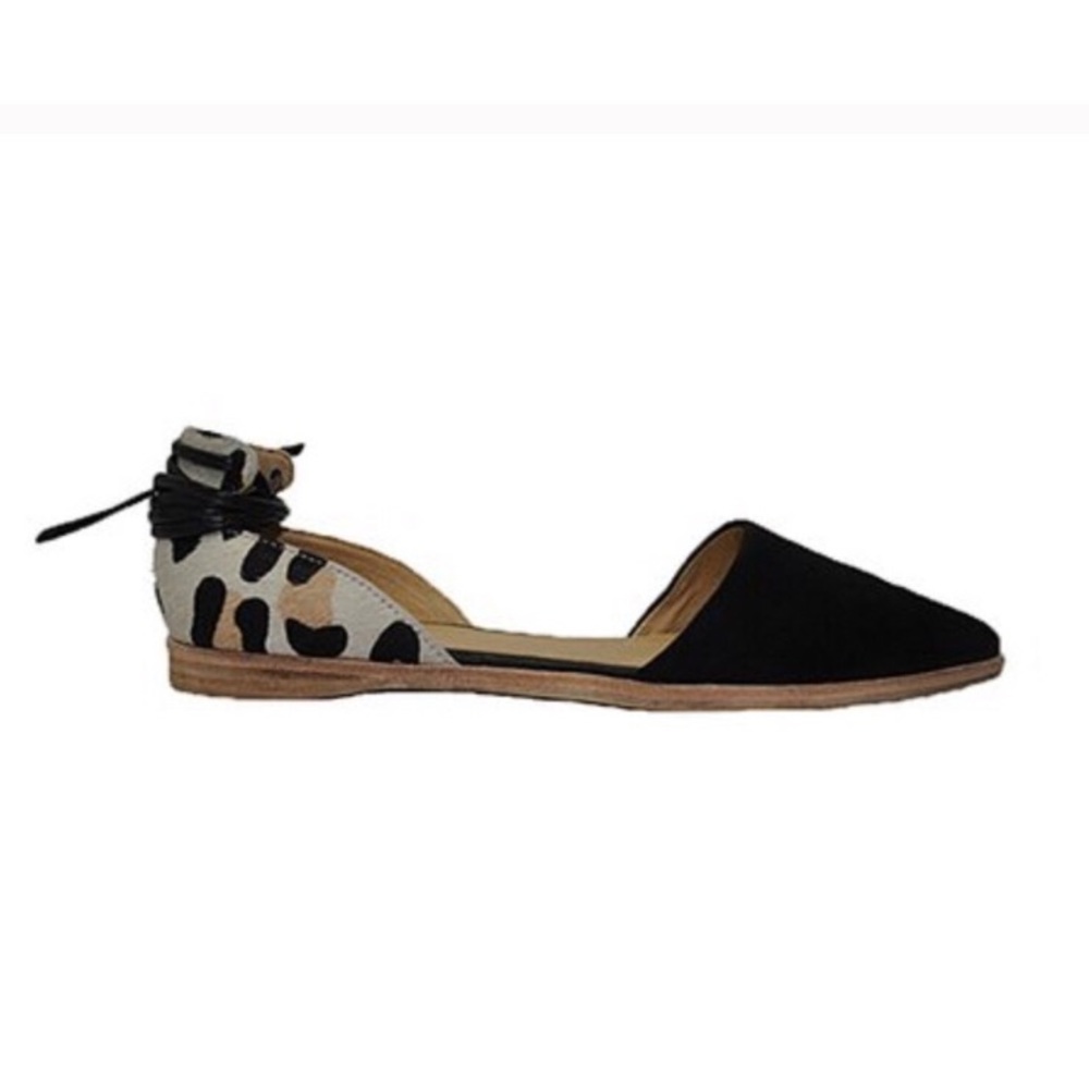 Gee Wa Wa Anthropologie Leopard Pointed Flats - Picture 2 of 3